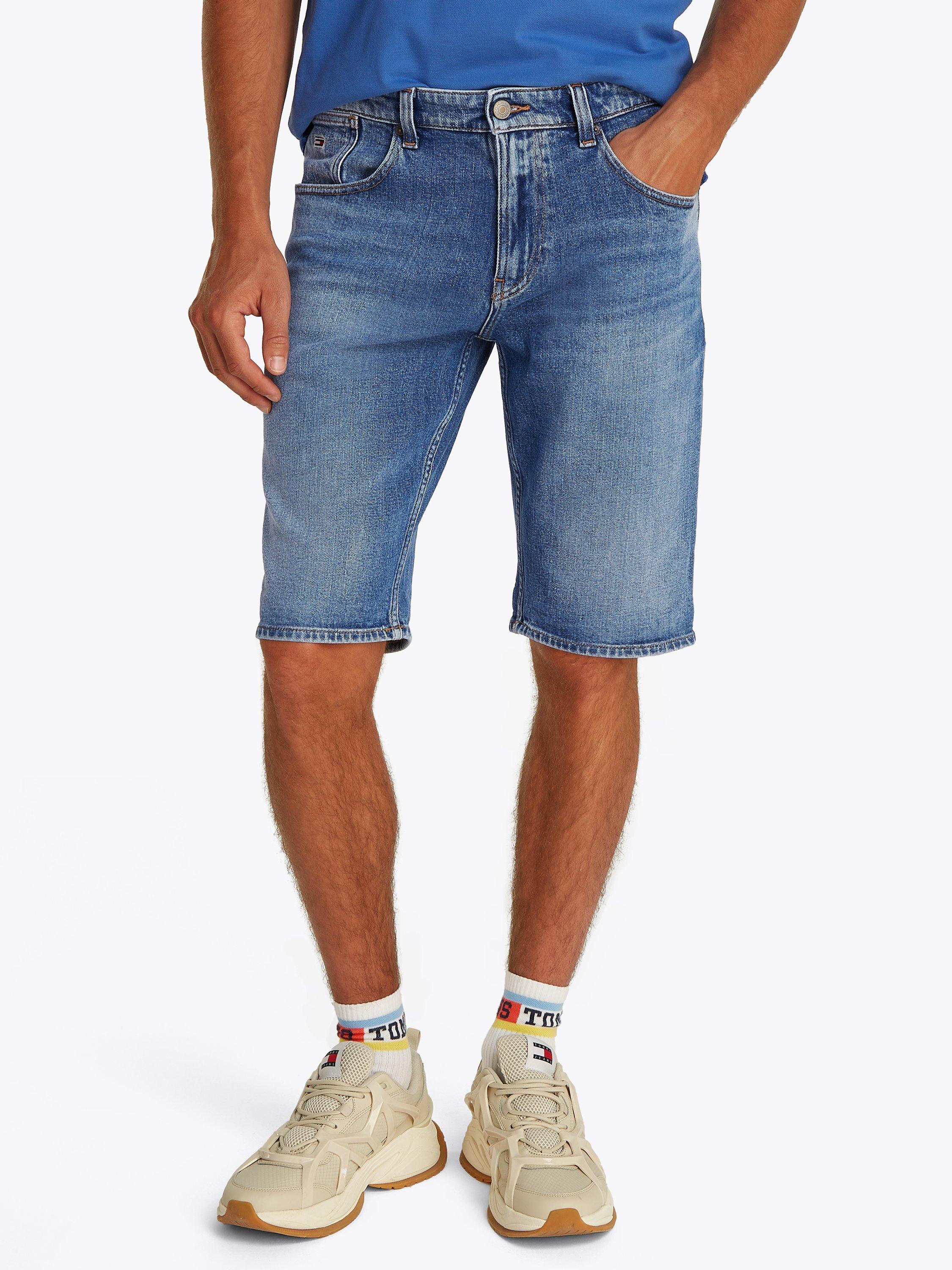 Product image 1 of 7, which shows Tommy Hilfiger Ronnie Denim Shorts, Medium Blue, 28R