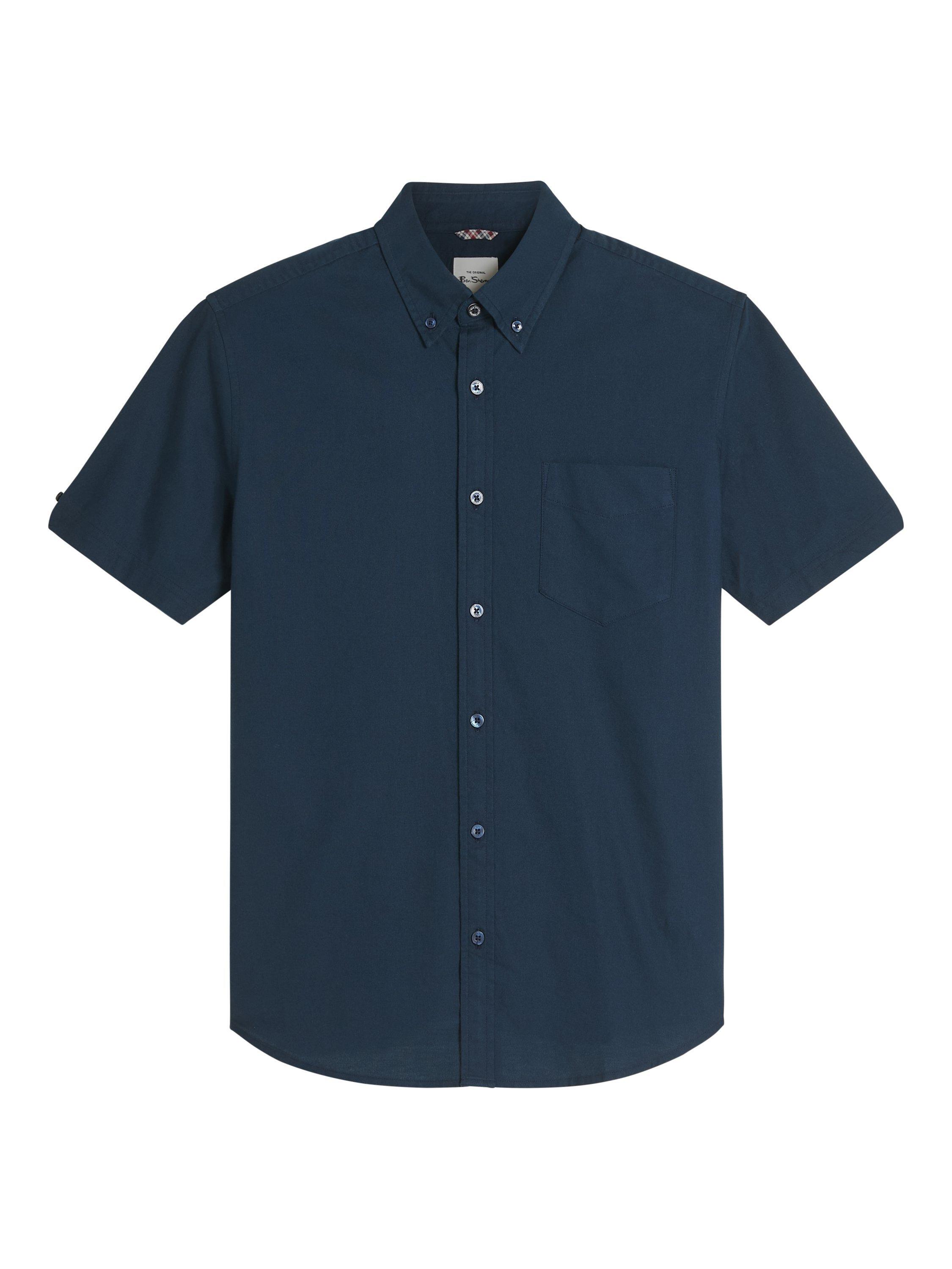 Product image 5 of 5, which shows Ben Sherman Signature Organic Cotton Regular Fit Shirt, Dark Navy, S