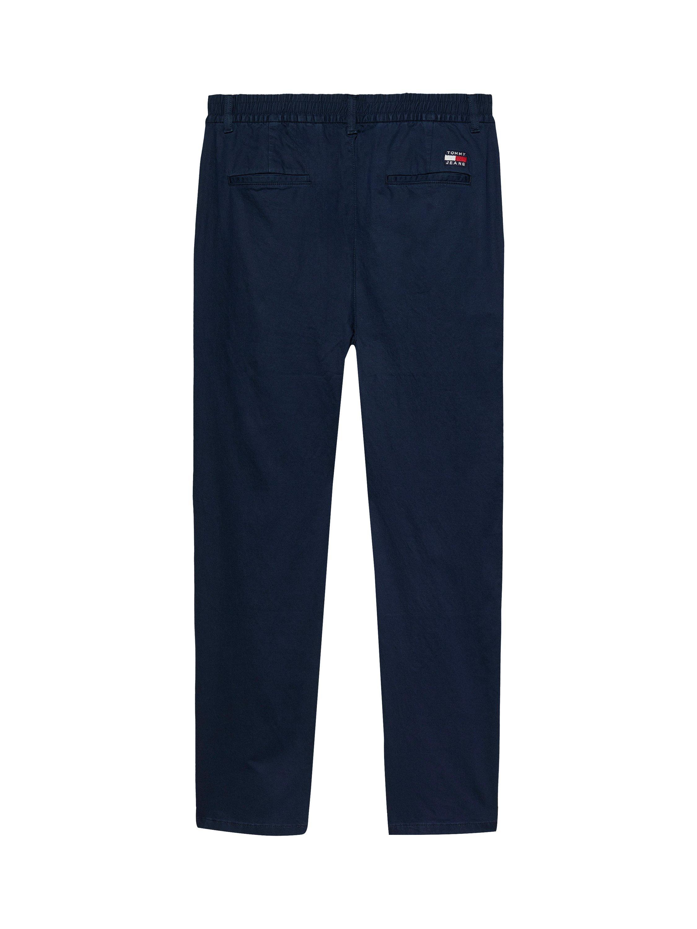 Product image 6 of 8, which shows Tommy Jeans Isaac Hemp Blend Joggers, Navy Blue, S
