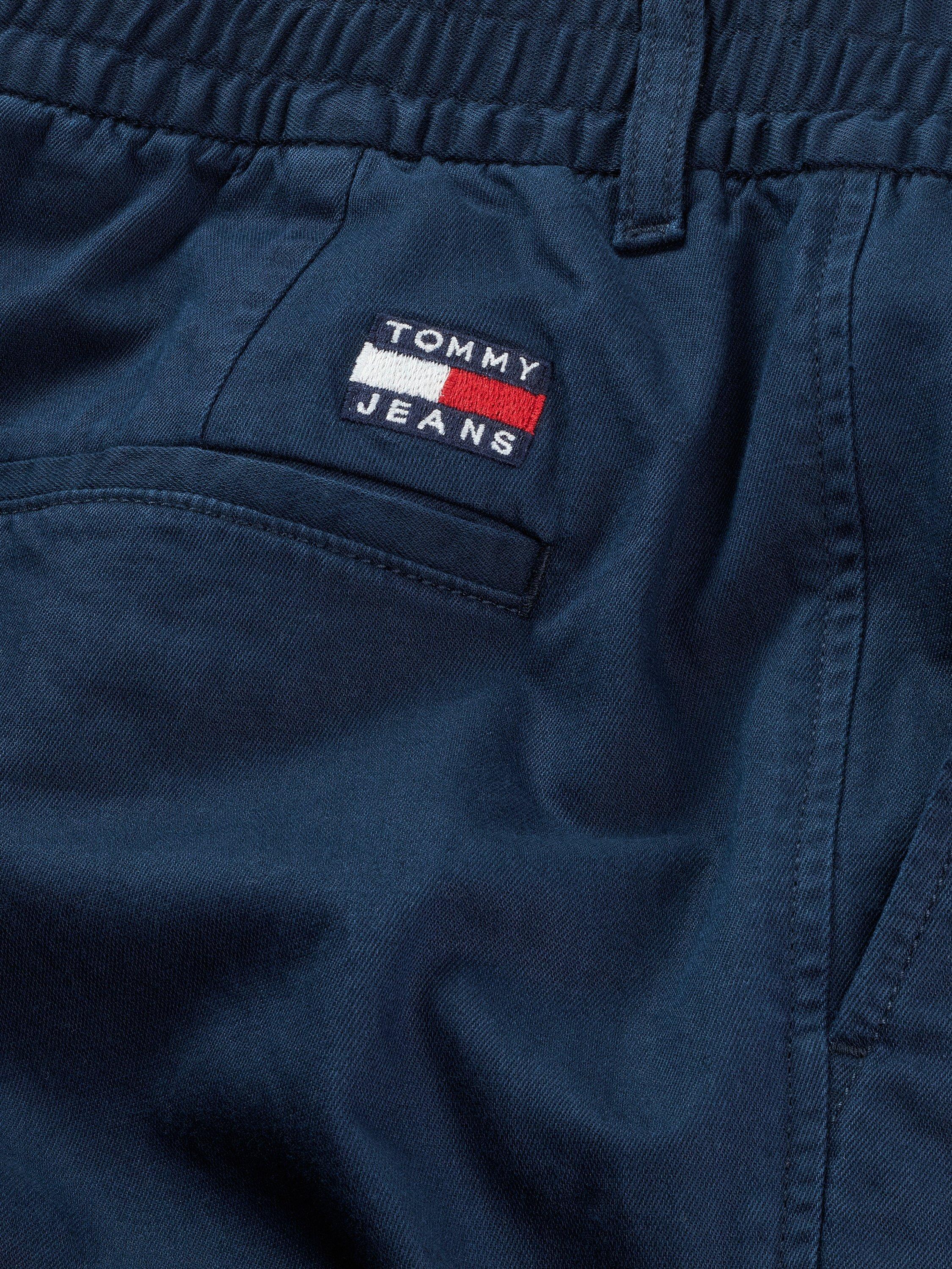Product image 7 of 8, which shows Tommy Jeans Isaac Hemp Blend Joggers, Navy Blue, S