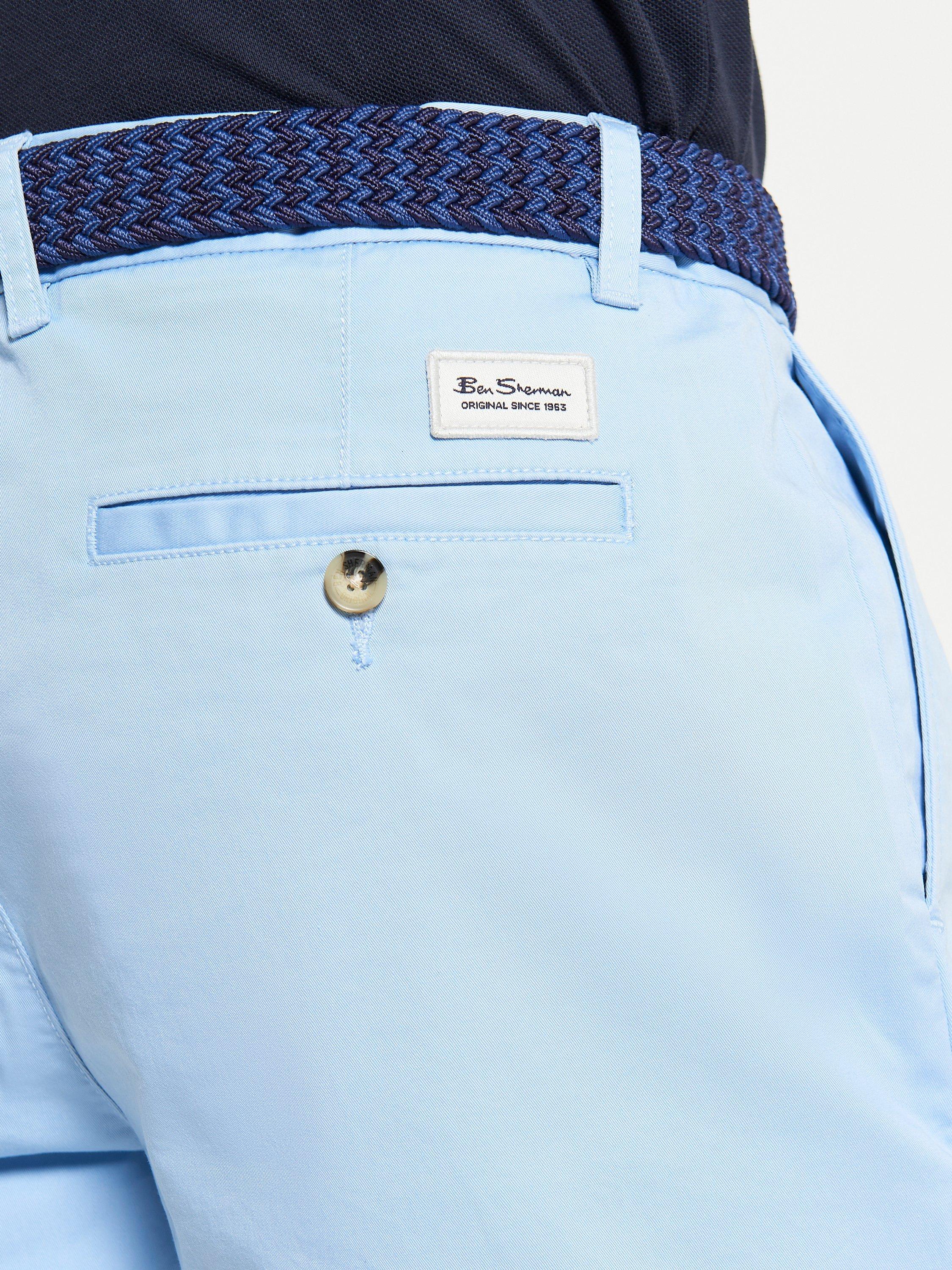 Product image 4 of 5, which shows Ben Sherman Signature Chino Shorts, Pale Blue, 30