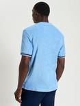 Ben Sherman Cotton Regular Fit Short Sleeve Towelling T-Shirt, Glacier