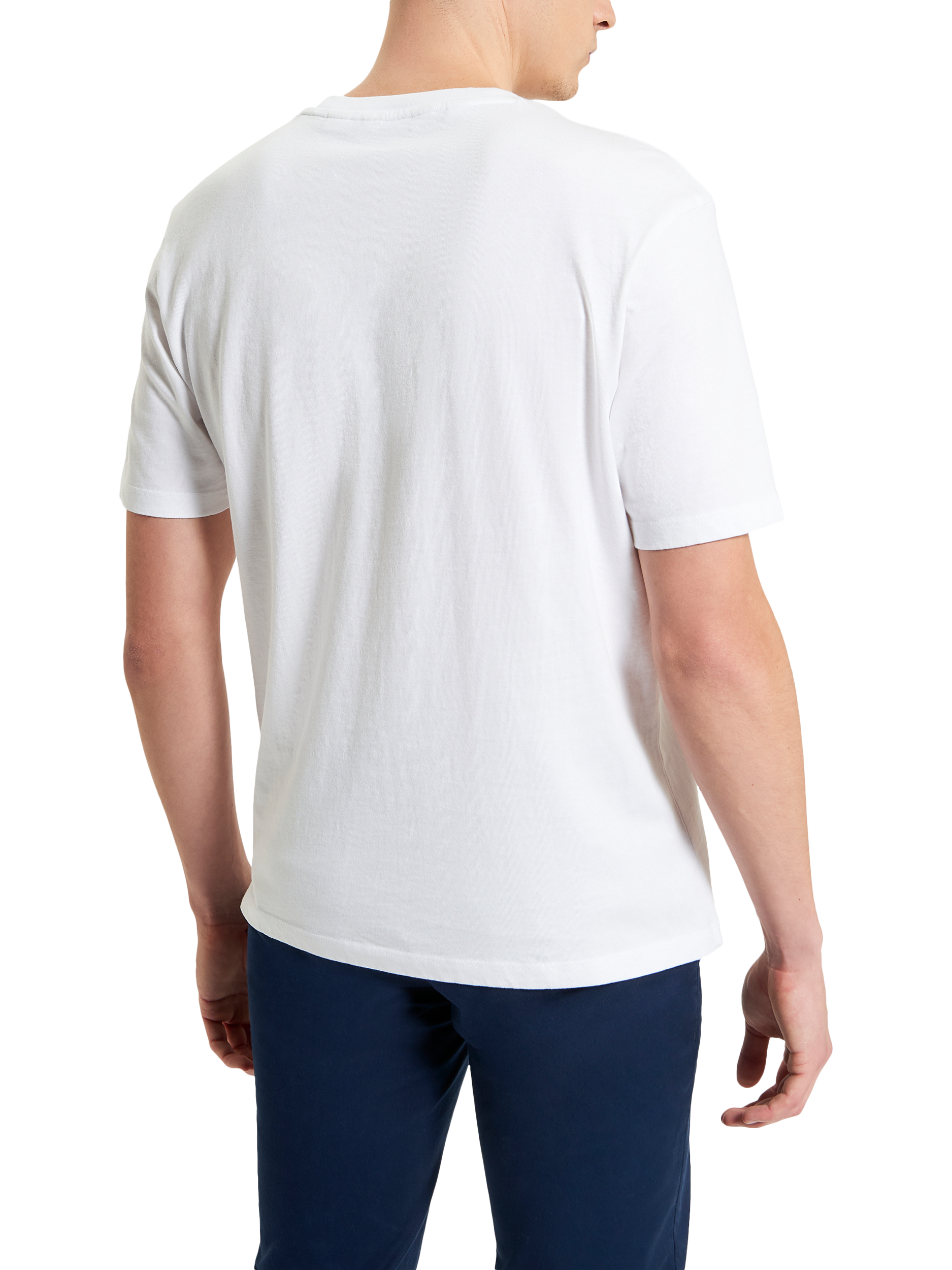 Product image 2 of 5, which shows Ben Sherman Organic Cotton Short Sleeve Ice-Cream Graphic T-Shirt, White, S