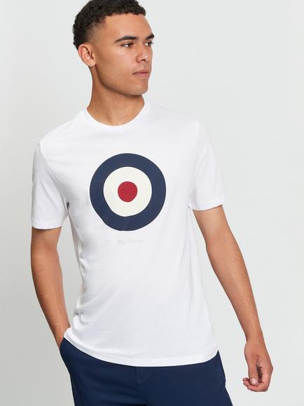Ben Sherman Organic Cotton Regular Fit Logo T-Shirt, White