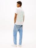 Tommy Jeans Cotton Regular Fit Back Graphic Bubble Logo T-Shirt, Ancient White