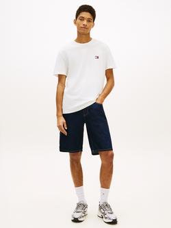 Tommy Jeans Tonal Tommy Badge Crew Neck T-Shirt - view 2, Ecru