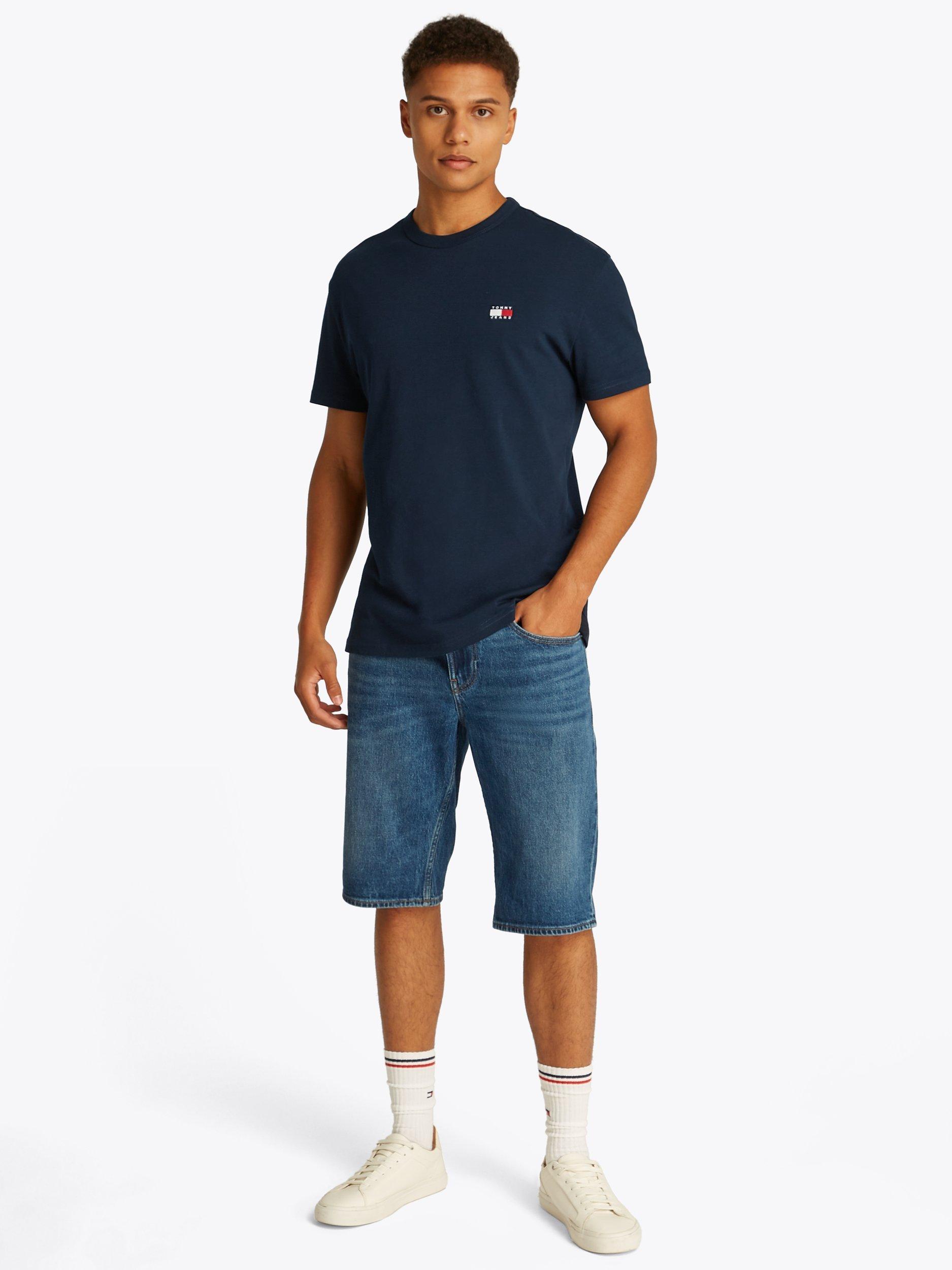 Product image 3 of 6, which shows Tommy Jeans Regular Fit Badge T-Shirt, Dark Night Navy, XS