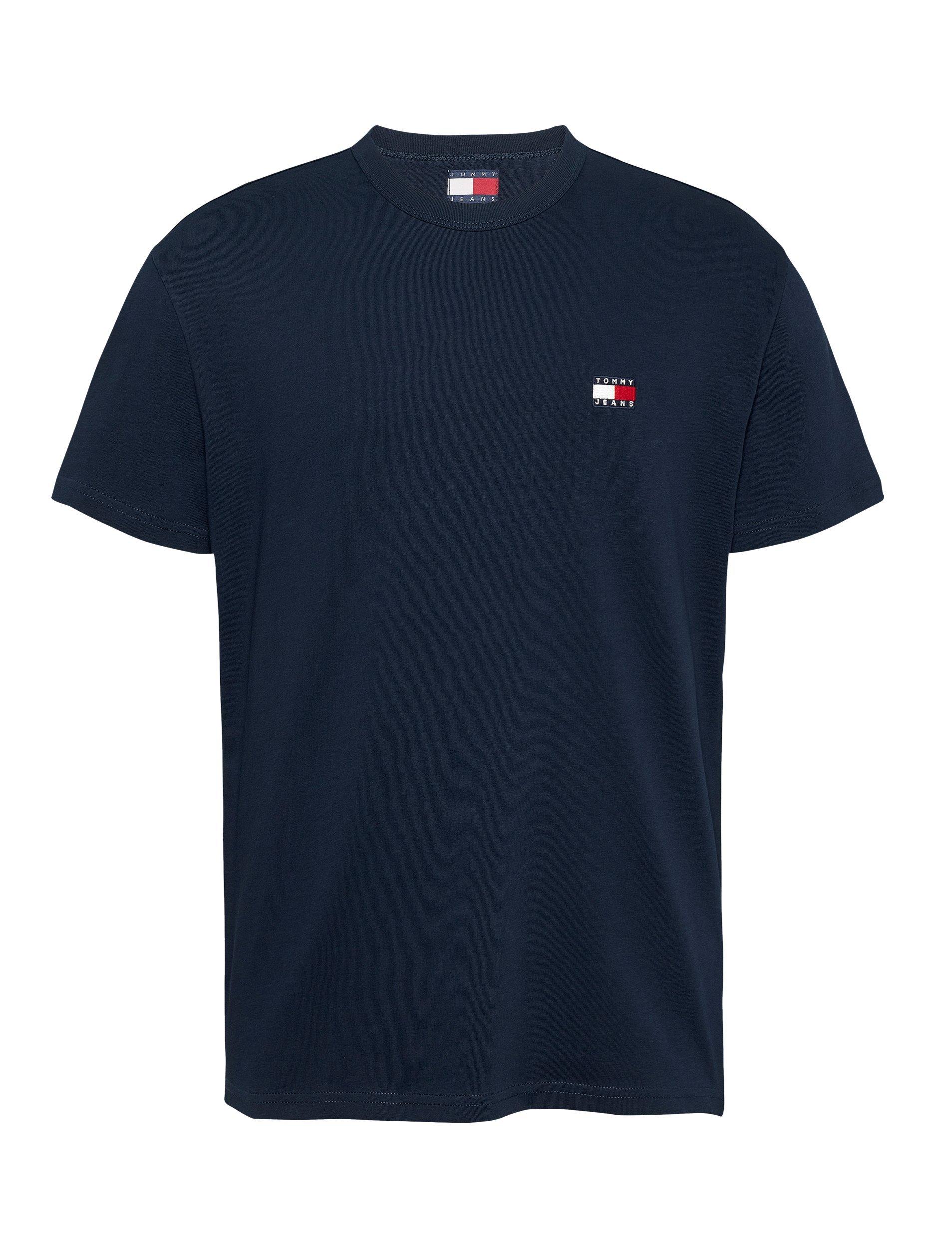 Product image 4 of 6, which shows Tommy Jeans Regular Fit Badge T-Shirt, Dark Night Navy, XS