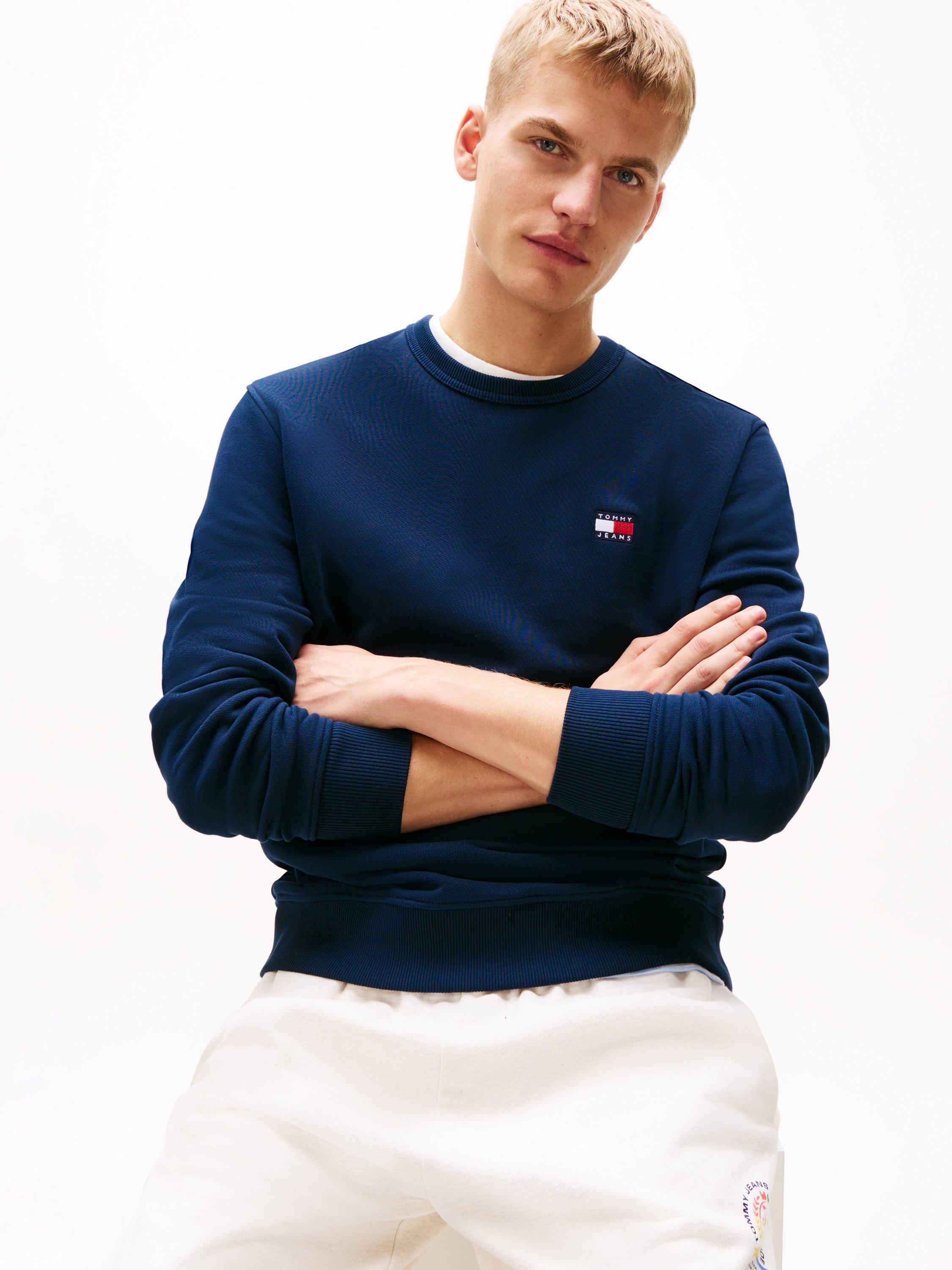 Tommy Jeans Tonal Tommy Badge Crew Neck Sweatshirt