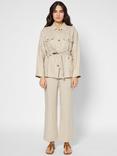 Gerard Darel Rivaelle Pure Linen Jacket, Rope