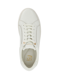 Dune Emeelia Leather Trainers, White