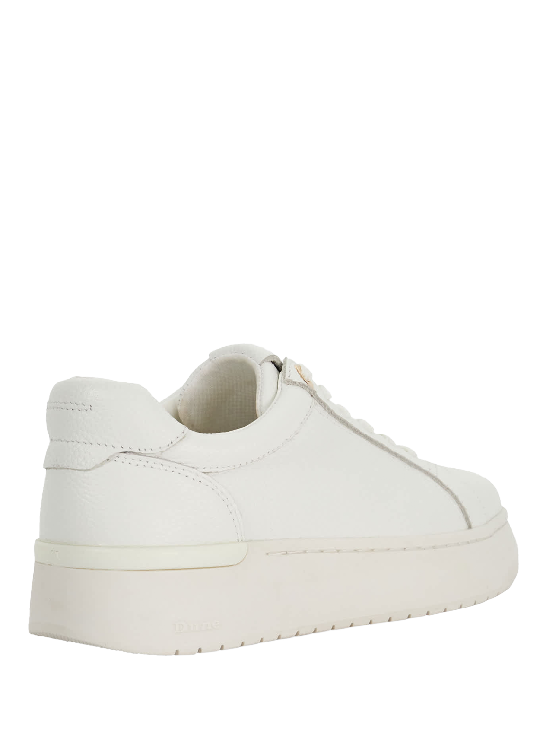 Product image 4 of 5, which shows Dune London Emeelia Leather Trainers, White, EU36