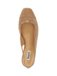 Dune London Hanna Suede Slingback Pumps, Caramel