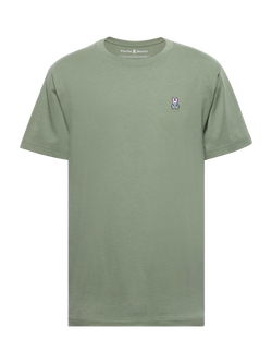 Psycho Bunny Classic Crew Neck Pima Cotton T-Shirt, Sea Spray