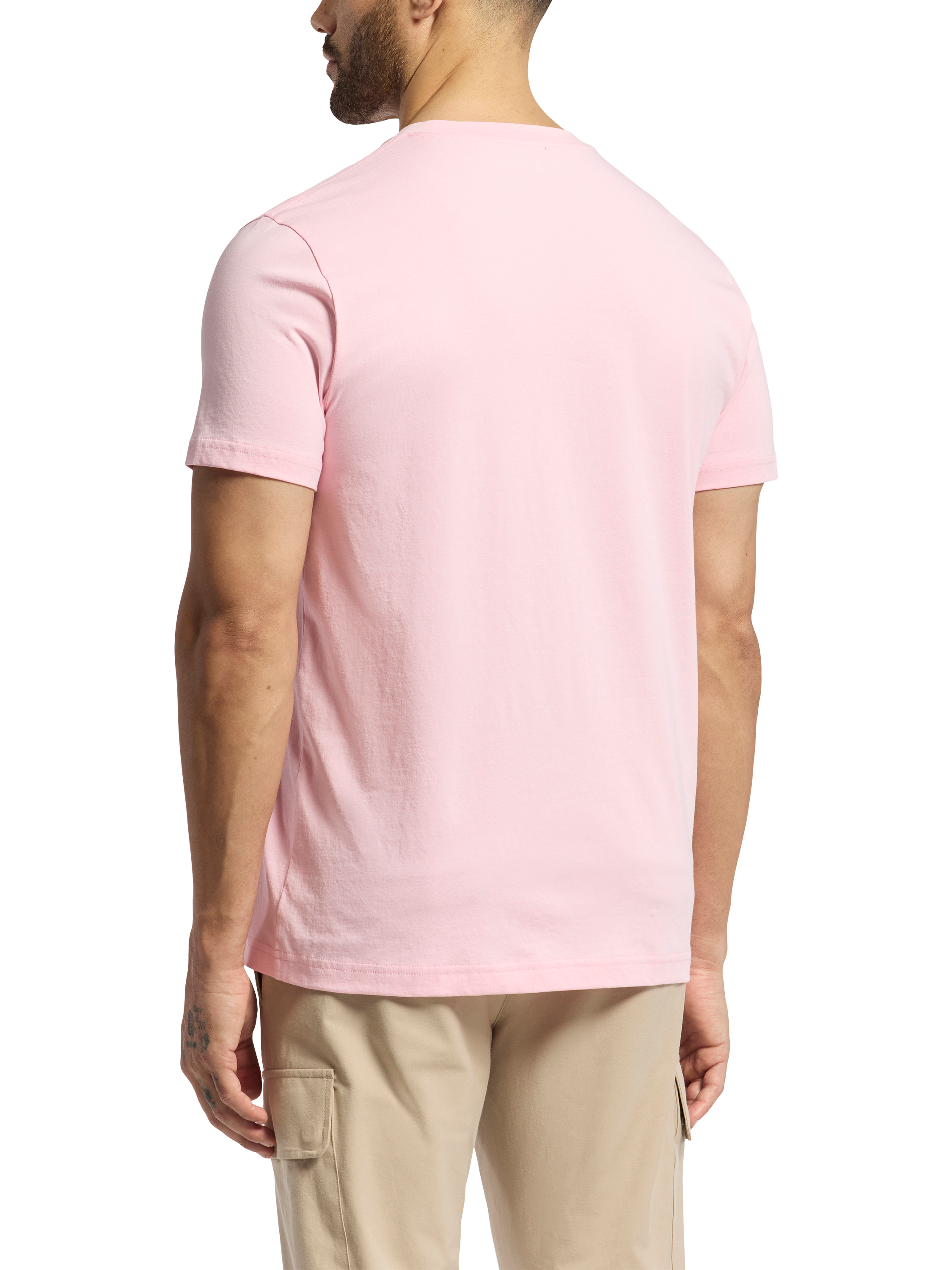 Product image 4 of 7, which shows Psycho Bunny Classic Crew Neck Pima Cotton T-Shirt, Romance Rose, S