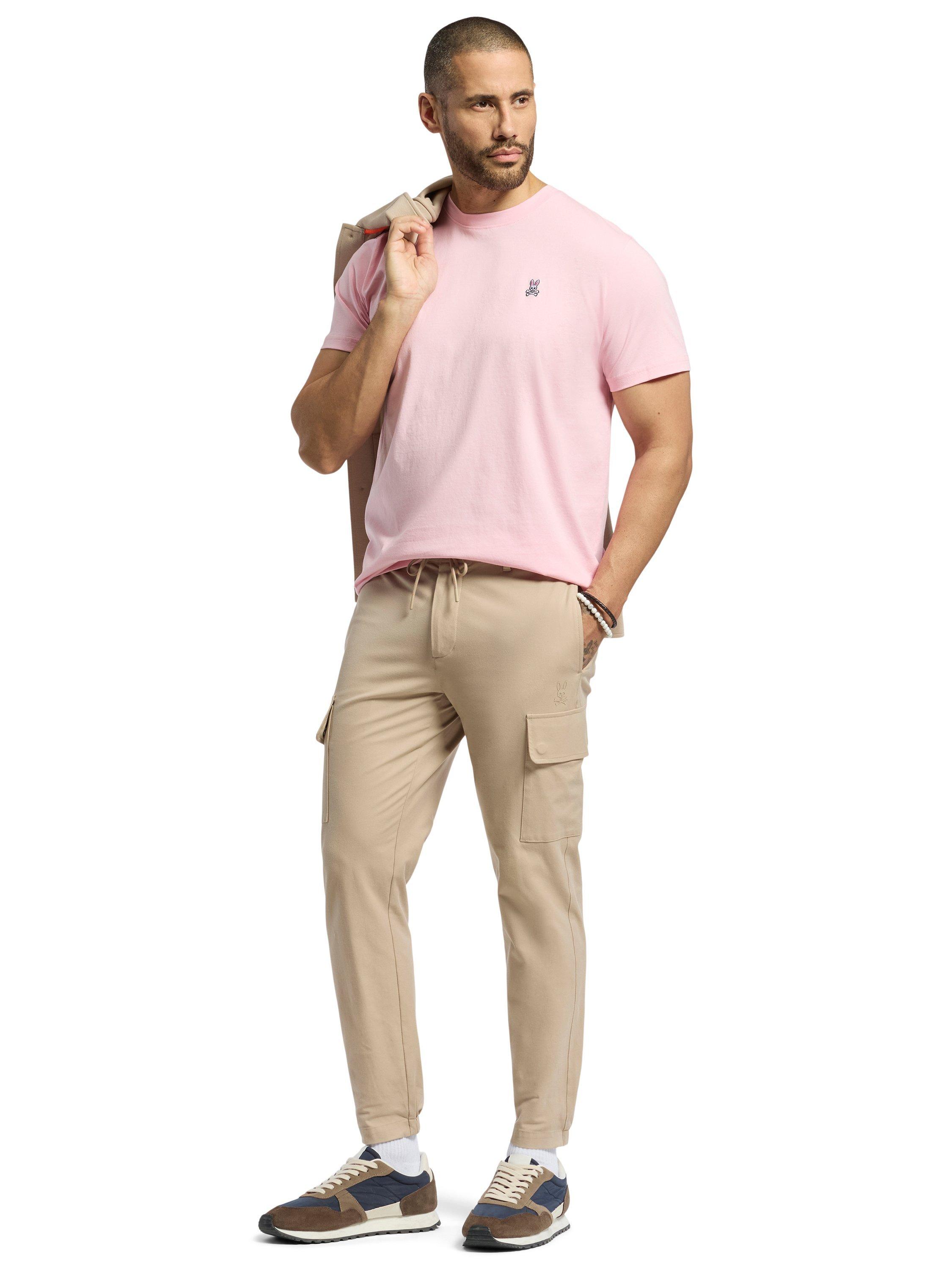 Product image 7 of 7, which shows Psycho Bunny Classic Crew Neck Pima Cotton T-Shirt, Romance Rose, S