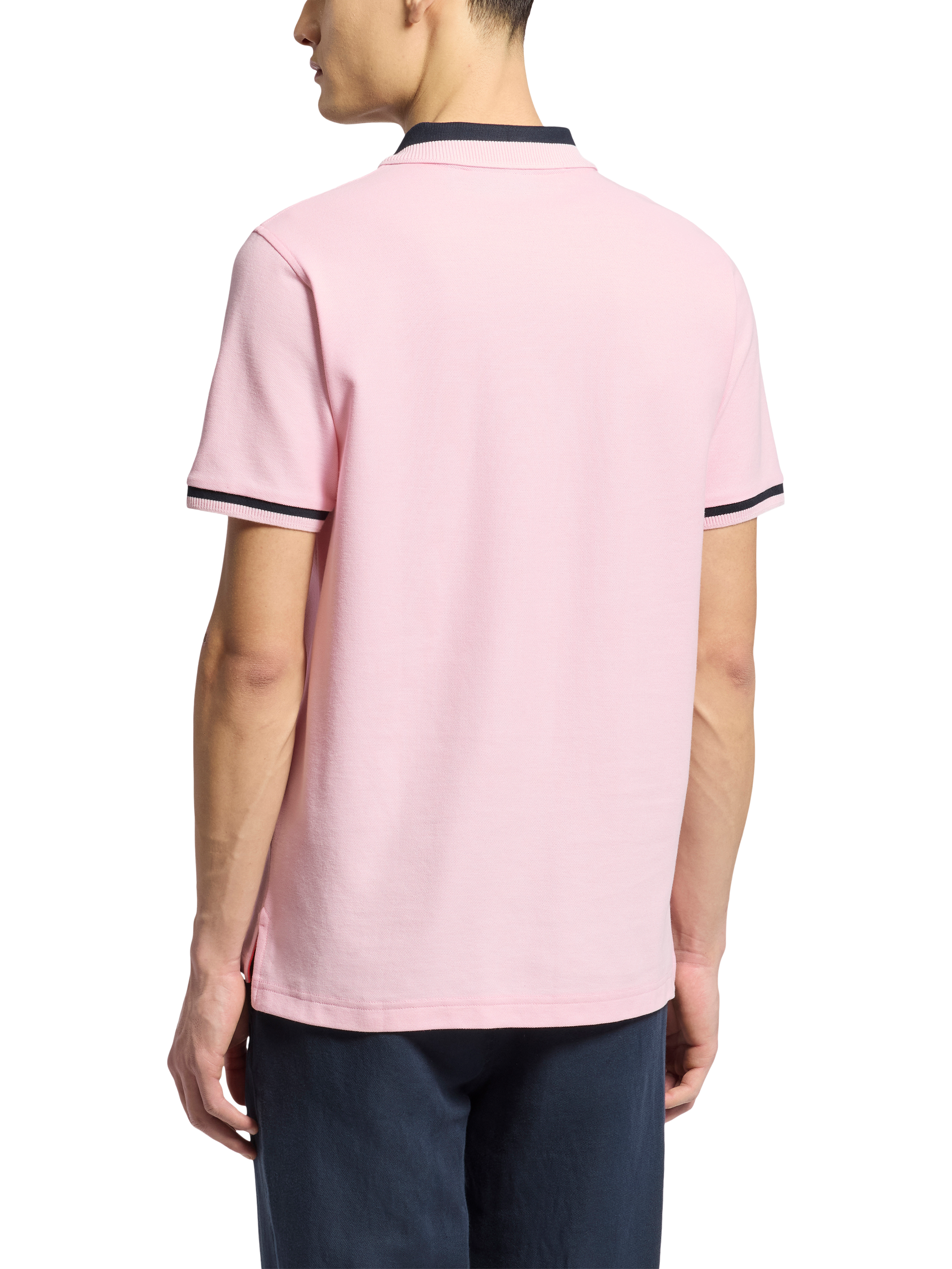Product image 2 of 5, which shows Psycho Bunny Newman Cotton Regular Fit Pique Polo Shirt, Romance Rose, S