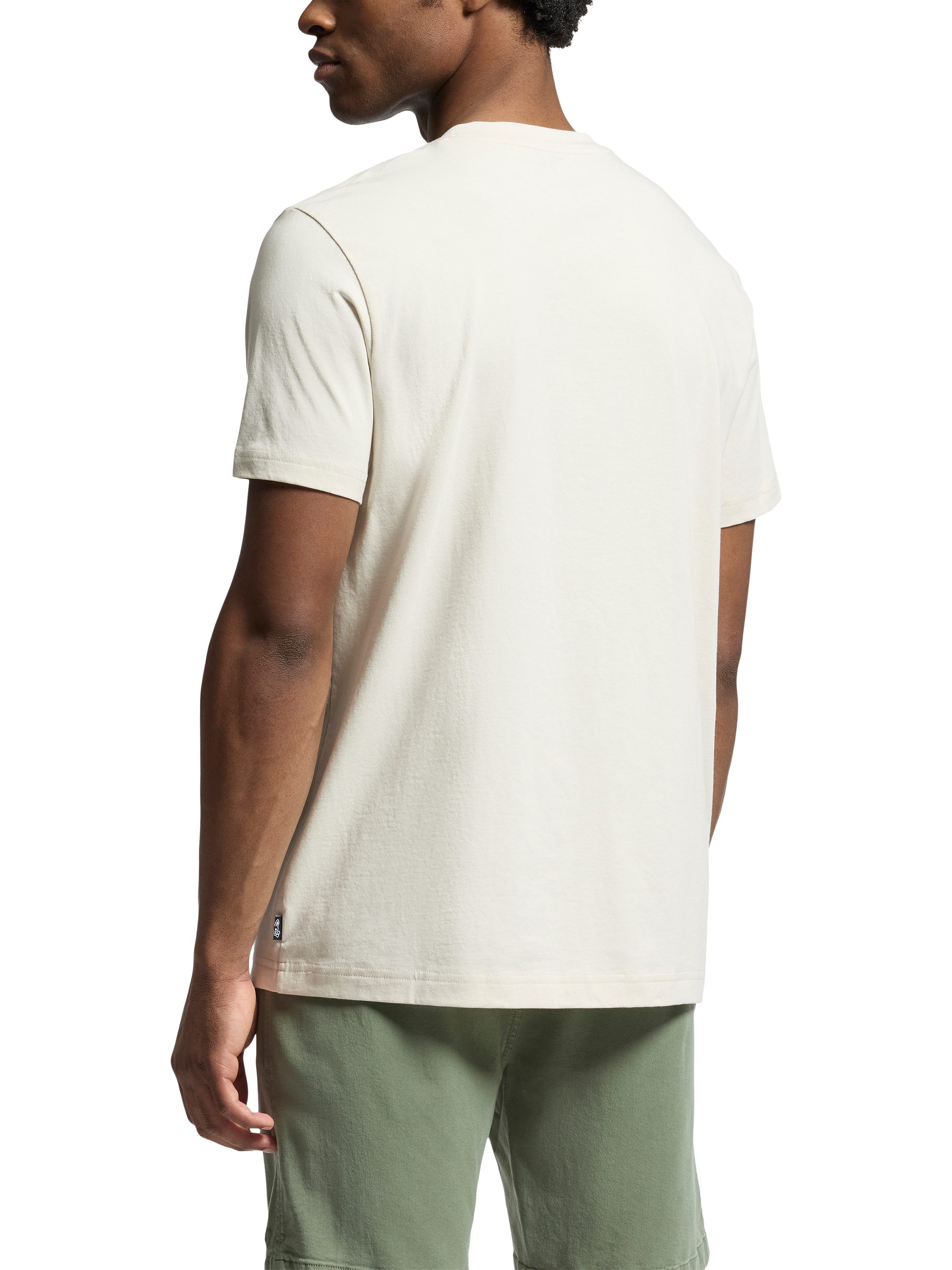 Product image 4 of 5, which shows Psycho Bunny Baxter Cotton Regular Fit Short Sleeve Graphic T-Shirt, Beige, M