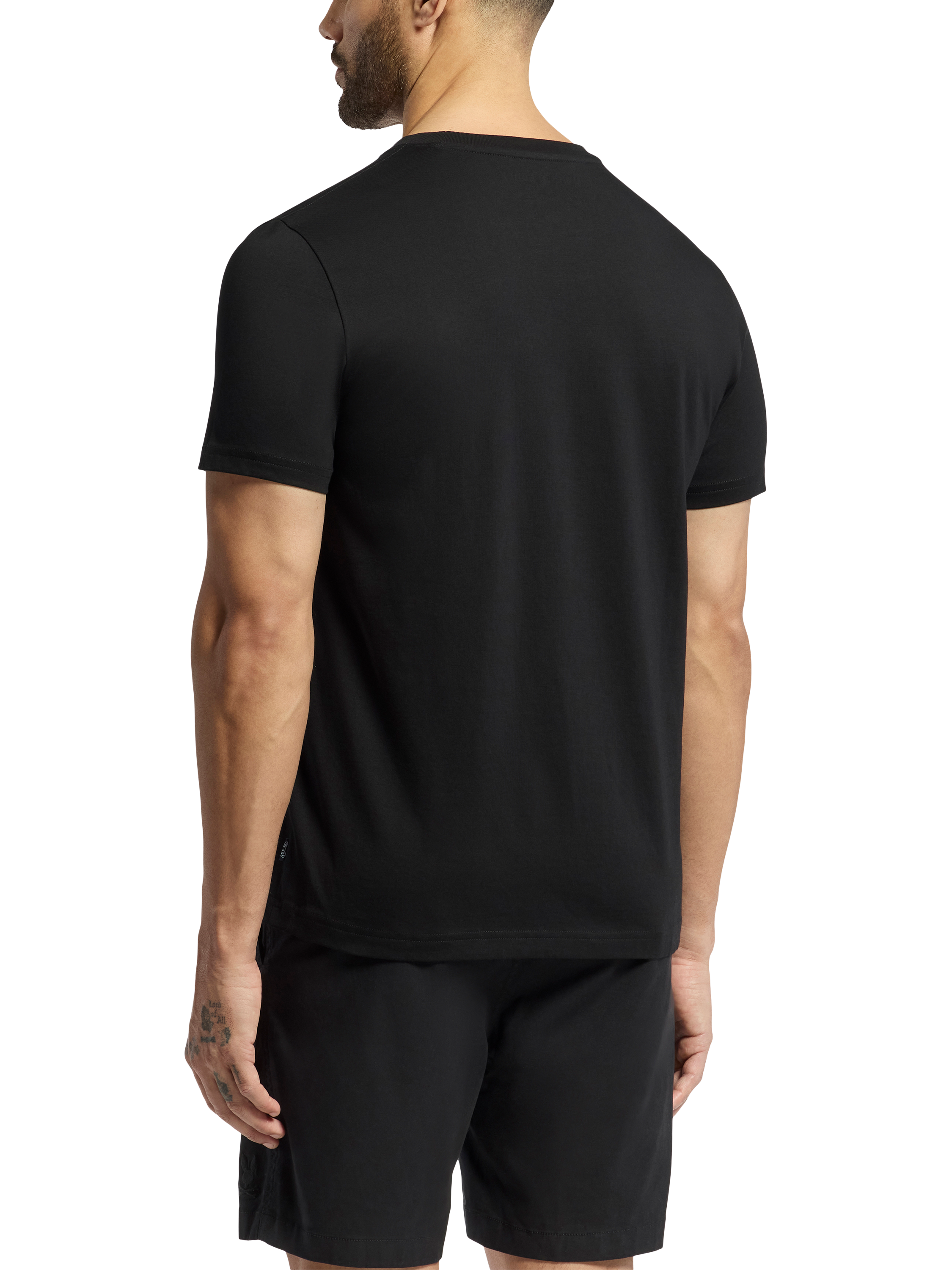 Product image 2 of 5, which shows Psycho Bunny Baxter Cotton Regular Fit Short Sleeve Graphic T-Shirt, Black, M
