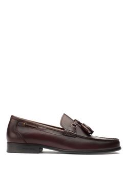 Simon Carter Tric Leather Loafers, Brown