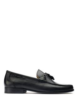 Simon Carter Tric Leather Loafers, Black