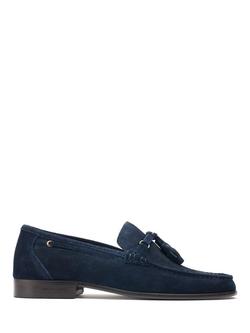 Simon Carter Tric Suede Loafers, Navy