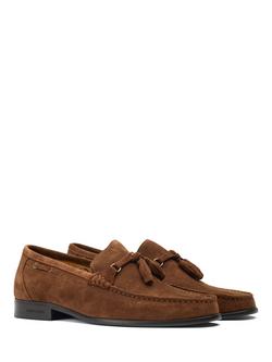 Simon Carter Tric Suede Loafers - view 2, Taupe