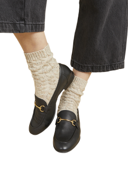 Jones Bootmaker Hana Metal Strap Leather Loafers - view 2, Black