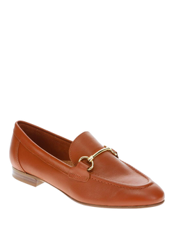 Jones Bootmaker Hana Metal Strap Leather Loafers - view 2, Tan