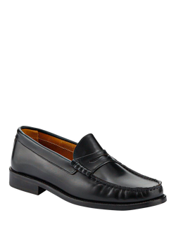 Jones Bootmaker Perna Leather Moccasins - view 2, Black