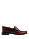 Jones Bootmaker Perna Leather Moccasins, Burgundy
