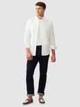 Rodd & Gunn Hendrick Poplin Cotton Slim Fit Long Sleeve Shirt, Snow