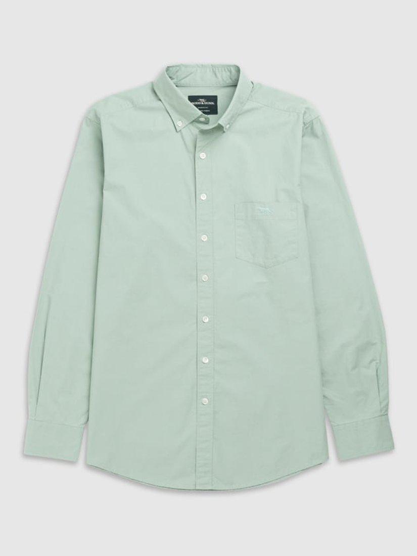 Product image 3 of 4, which shows Rodd & Gunn Hendrick Poplin Cotton Slim Fit Long Sleeve Shirt, Thyme, M