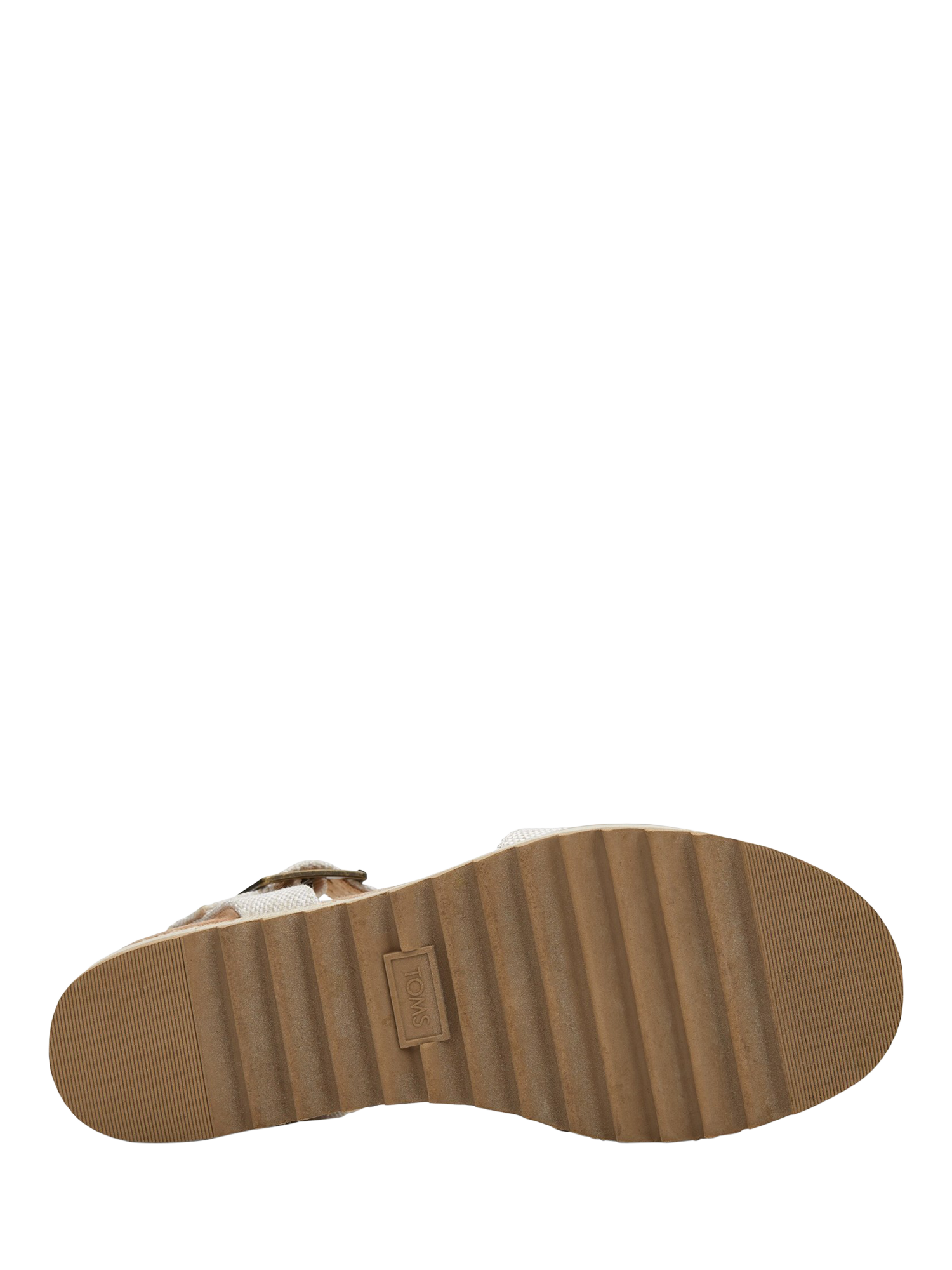 Product image 4 of 4, which shows TOMS Diana Platform Wedge Sandals, Natural, 4