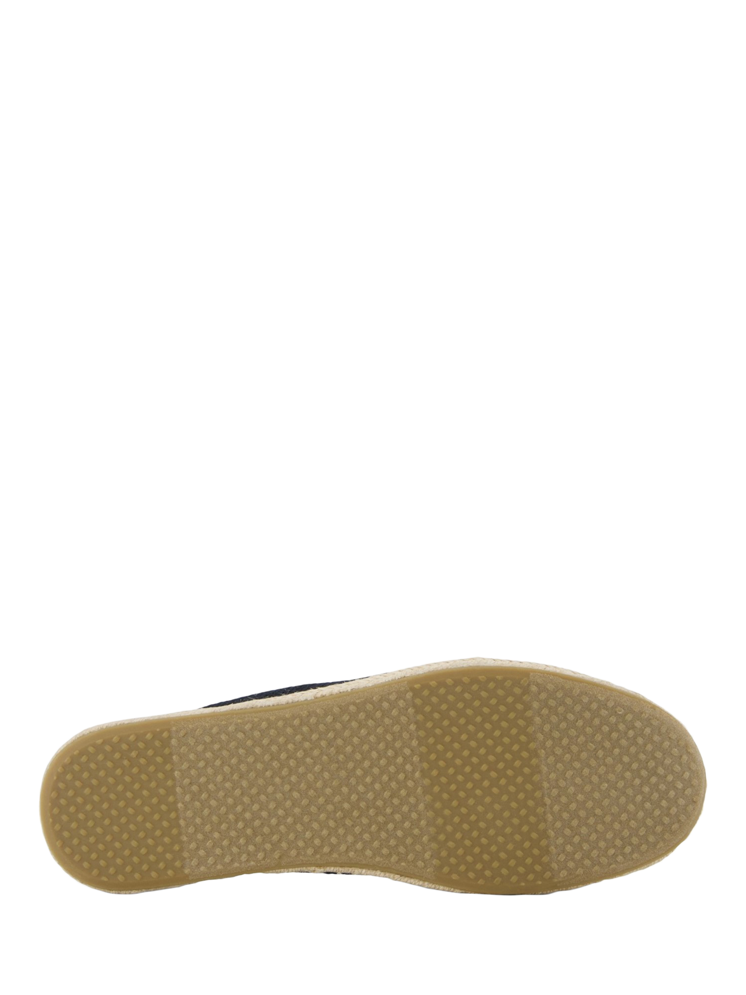 Product image 4 of 5, which shows TOMS Santiago Metallised Cotton Mule Sandals, Black, 4
