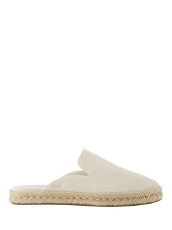 TOMS Santiago Leather Mule Sandals, Light Sand, Light Sand