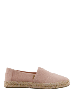 TOMS Alpargata Rope 2.0 Platform Espadrilles, Pale Rose, Pale Rose