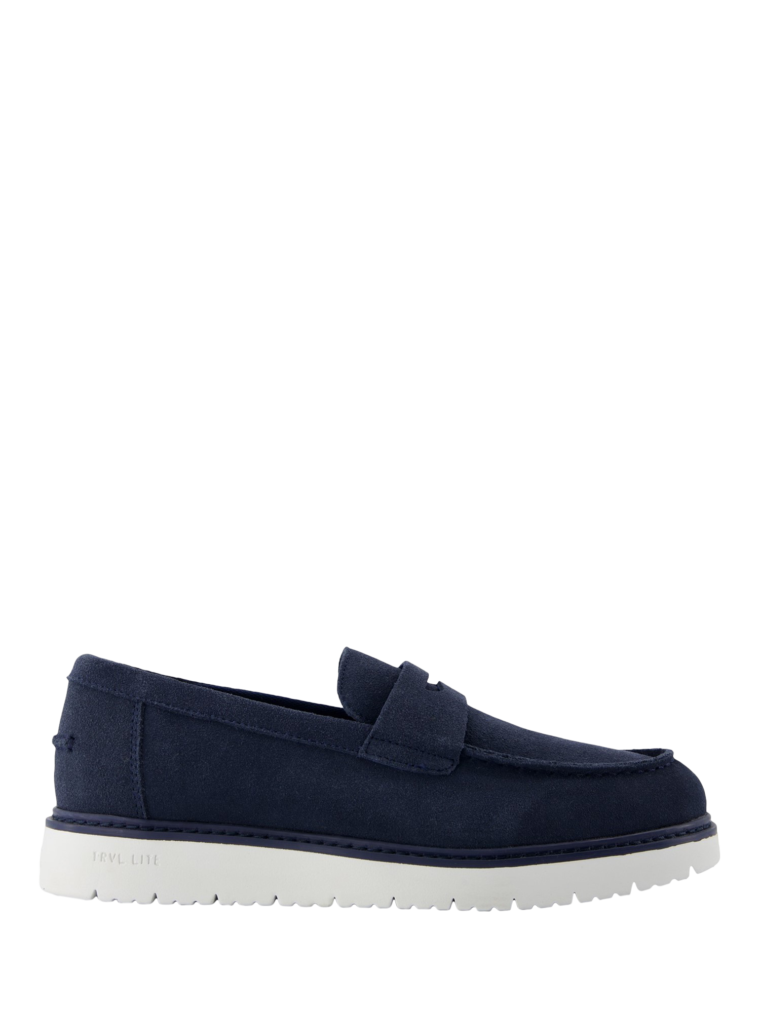 Product image 1 of 5, which shows TOMS Navi TRVL Lite Havana Loafers, Navy, 7