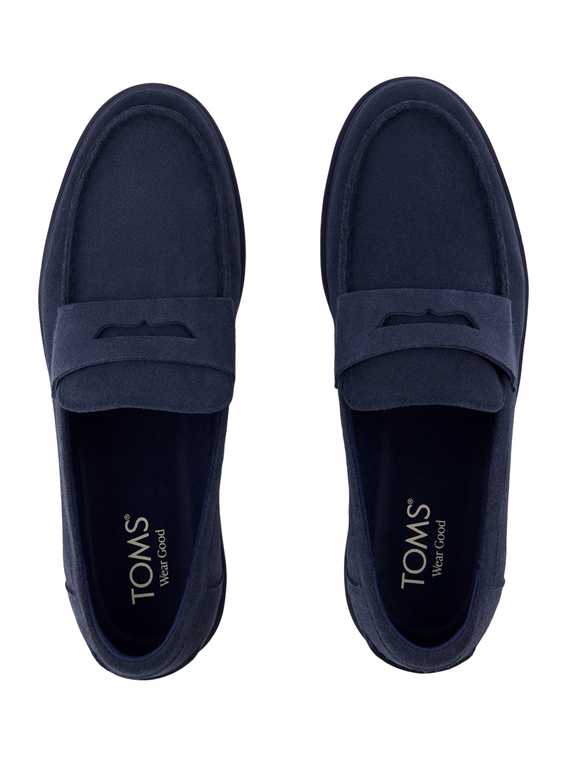 Product image 5 of 5, which shows TOMS Navi TRVL Lite Havana Loafers, Navy, 7