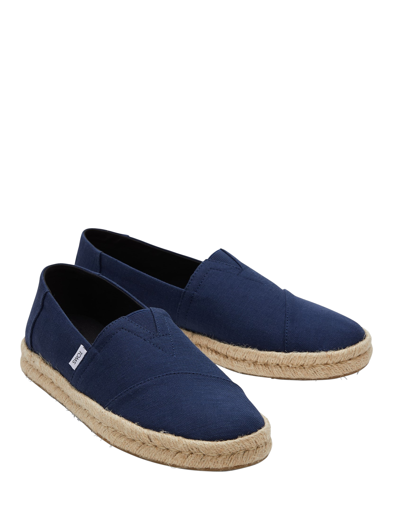 Product image 2 of 5, which shows TOMS Alpargata Rope 2.0 Espadrilles, Navy, 7