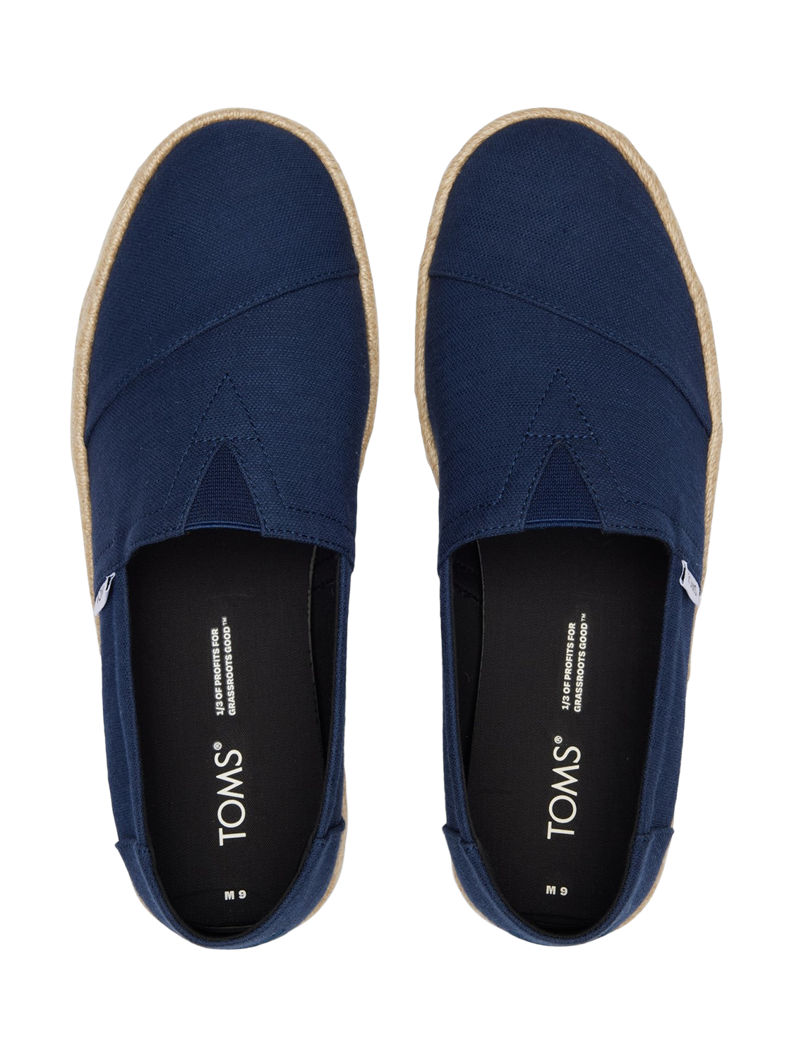 Product image 5 of 5, which shows TOMS Alpargata Rope 2.0 Espadrilles, Navy, 7