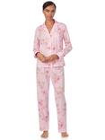Lauren Ralph Lauren Floral Shirt Long Pyjama Set, Pink/Multi
