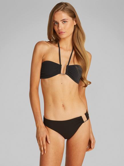 Calvin Klein Bandeau Bikini Top, Black, Black