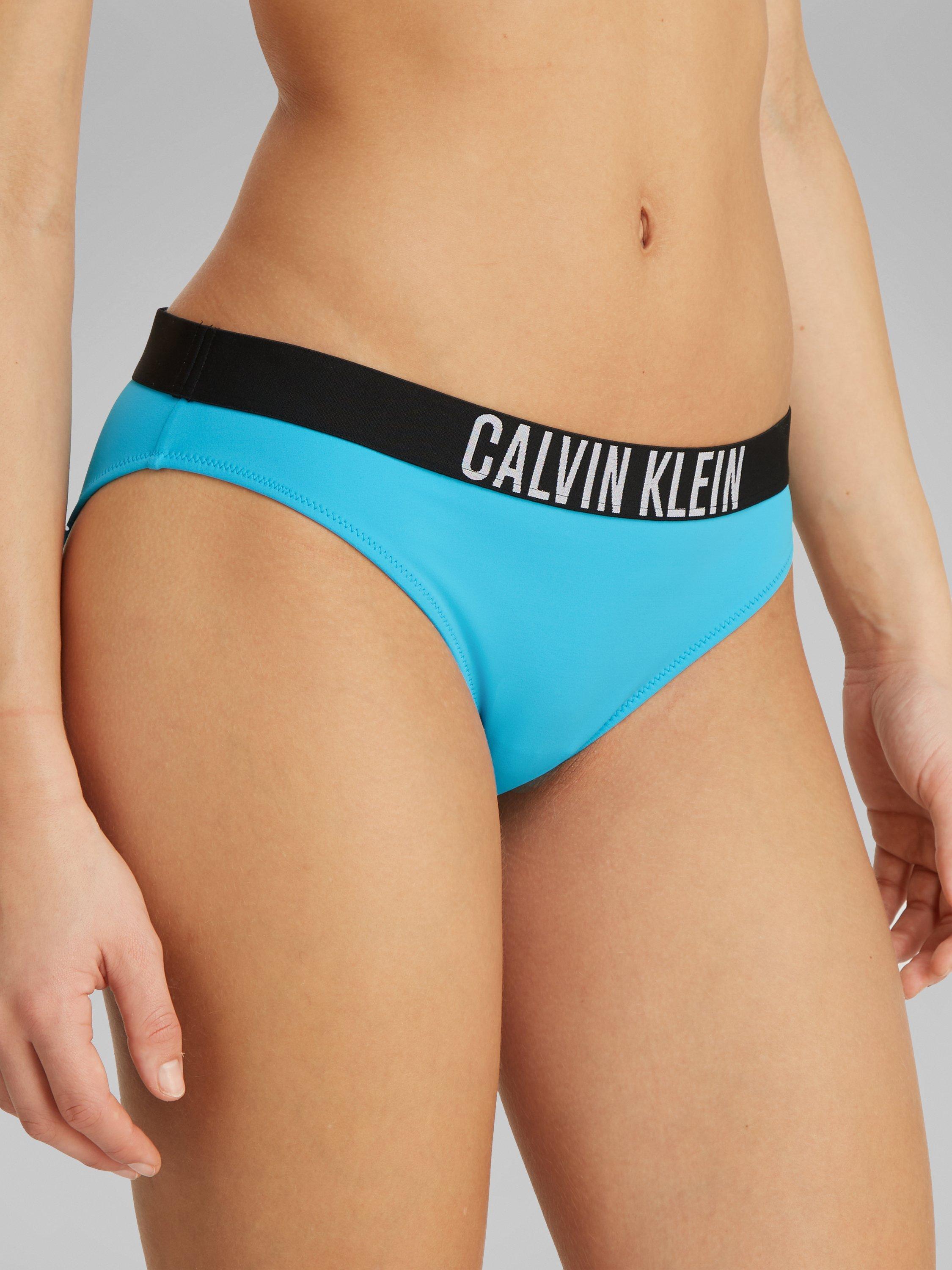 Product image 4 of 6, which shows Calvin Klein Intense Power Bikini Bottoms, Bash Blue, XS