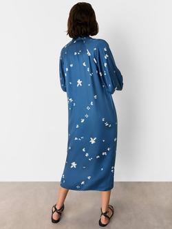 Whistles Sun Bleached Floral Dress, Blue/Multi - view 2, Blue/Multi