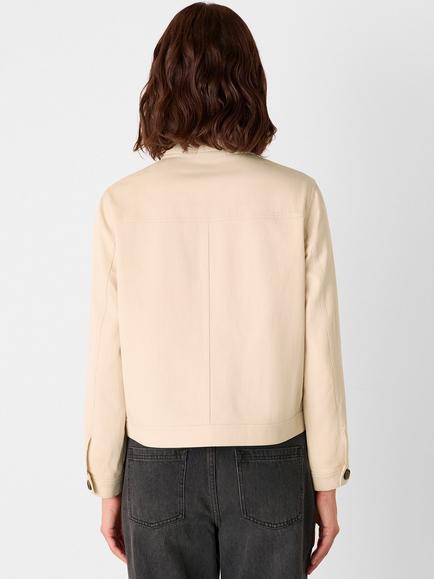 Whistles Mia Pocket Detail Jacket - view 2, Natural