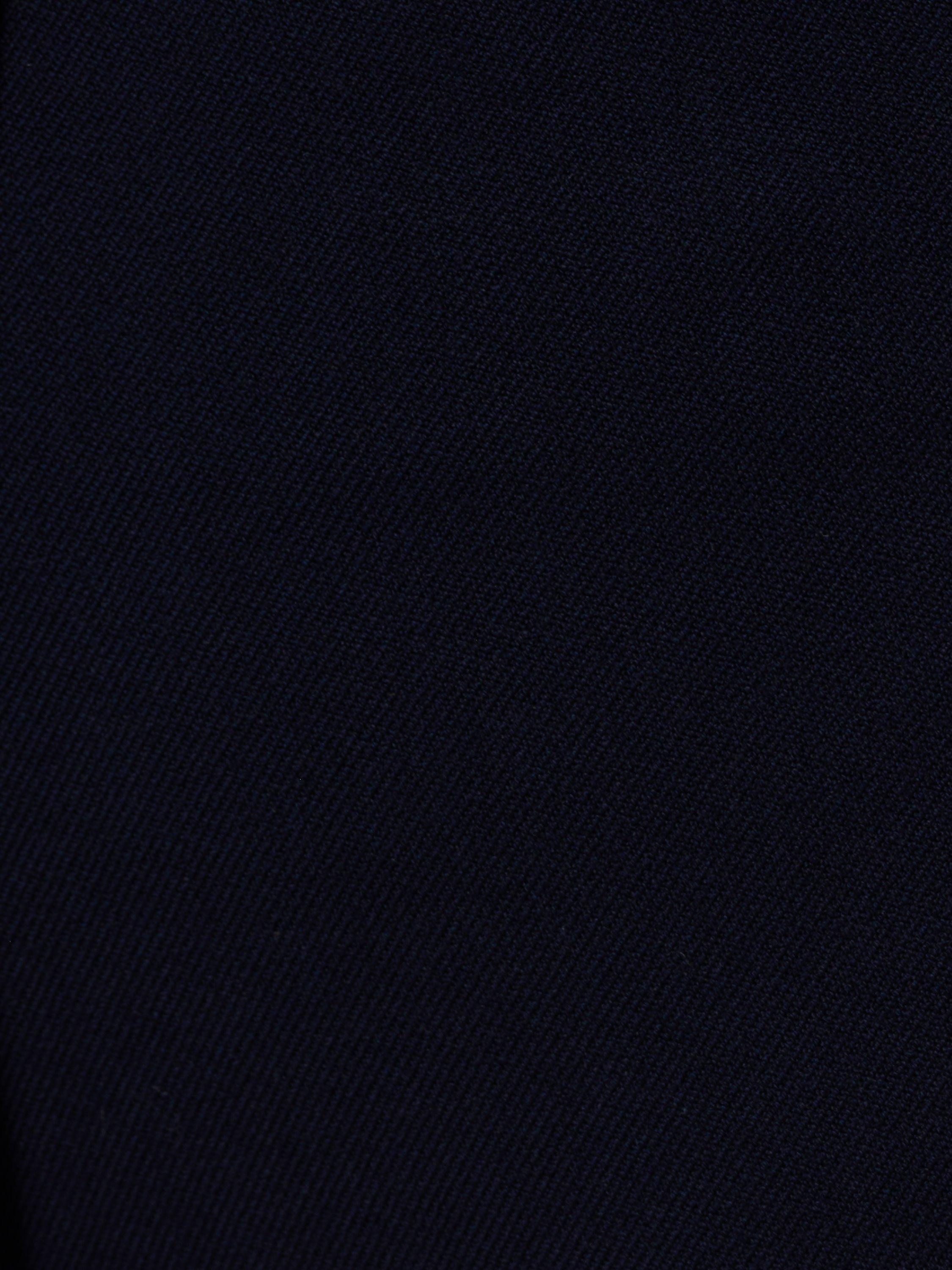 Product image 6 of 6, which shows Adrianna Papell High Waist Skinny Belt Topstitch Trousers, Navy/Ivory, 6