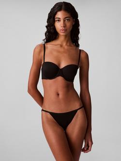 Calvin Klein Perfectly Fit Lightly Lined Strapless Bra, Black, Black