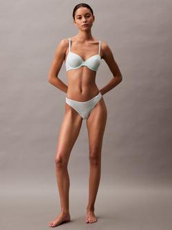 Calvin Klein Sheer Marquisette Demi Bra - view 2, Moonlight Jade