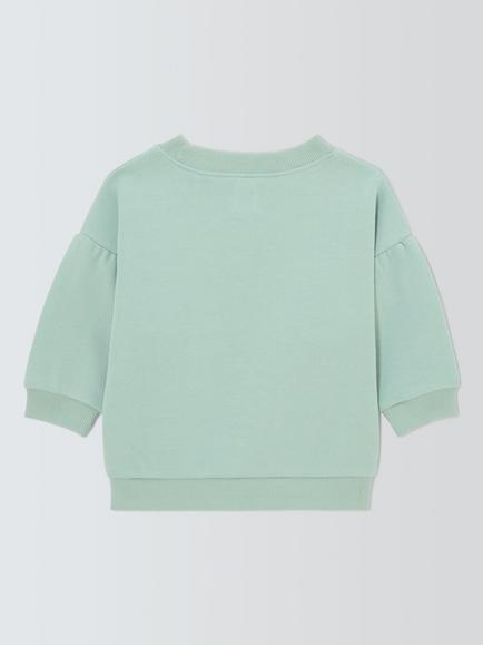 John Lewis Baby Butterfly Sweatshirt, Blue - view 2, Blue